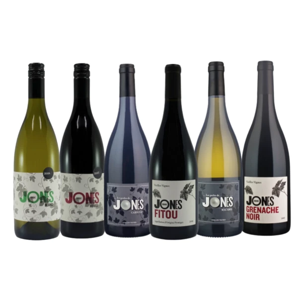 6 bouteilles spéciales Domaine Jones